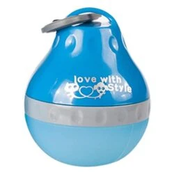 AACARB Cat Water Dispenser, Portable Dog Water Bottle Outdoor Travel Pet Water Dispenser For Dogs Cats Silicone Puppy Dog Drink Bowls Pet Supplies (Size : Blue, Color : 400ml)