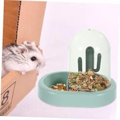 Balacoo Hamster Bath Sand 3pcs Hamster Feeder Hamster Bath Sand Pet Automatic Feeder Hamster Feeder Bowl Food Feeder For Hamster Hedgehog Feeder Abs Hamster Accessories -Pet Care Center 41j2iuqauxL