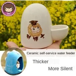 AYENCI Cat Automatic Water, Small Animal Food Dispenser Automatic Ceramic Water Bottle Silent Little Pet Drinking Bottle Feeder (Color : A) -Pet Care Center 41l33Az5qhL
