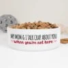 GENERIC My Mom & I Talk Crap About You When You're Not Here Pet Bowl, Funny Bowl For Dogs, Cats Drinking Bowl, Available In Two Sizes, Gift For Pets -Pet Care Center 41lccrGmPLL