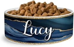 GENERIC Personalized Dog Bowl, Customized Food And Water Dish For Puppy, Cats, Rabbit, Custom Dog’s Name Gift For Small, Medium, Large Dogs, Print Both Sides, Microwave And Dishwasher Safe (Green) -Pet Care Center 41nZuMjjVuL. AC
