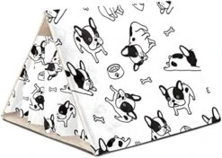 Y-DSIWX Guinea Pig Hideout House Bed, Fast Food Hot Dog Pattern Green Rabbit Cave, Squirrel Chinchilla Hamster Hedgehog Nest Cage -Pet Care Center 41nkMn18KtL. AC