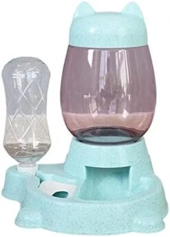 AACARB Cat Water Dispenser, Pet Automatic Drinking Fountain Dual-Use Food Bowl Water Bottle Dog Cat Feeder (Color : Pink) 15 AACARB Cat Water Dispenser, Pet Automatic Drinking Fountain Dual-Use Food Bowl Water Bottle Dog Cat Feeder (Color : Pink) -Pet Care Center 41plaWZU8CL. AC