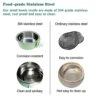 Tfwadmx Crate Dog Bowl Cat Removable Stainless Steel Food And Water Feeder Hanging Cage Bowls Coop Cup With Cleaning Set For Pet Puppy Bird Rat Guinea Pig Ferret Bunny Rabbit 2Pcs -Pet Care Center 41u99NqrcQL