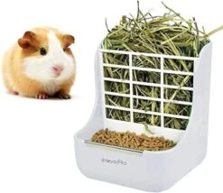 Rabbit Feeder Bunny Guinea Pig Hay Feeder, Hay Guinea Pig Hay Feeder, Chinchilla Plastic Food Bow (Pink) -Pet Care Center 41uYes7qqSL. AC
