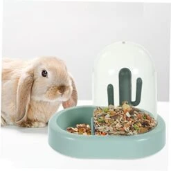 LAPYAPPE Hamster Feeder Pet Feeder Pet Automatic Feeder Hamster Bath Sand Wear- Feeder Reusable Hamster Feeder Feeder Dedicated Abs Household Hamster Feeder -Pet Care Center 41v38oAsMYL