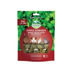 Oxbow (3 Pack) Simple Rewards Small Animal Treats Peppermint Oven Baked 2 Oz -Pet Care Center 41vxRT5mFOL