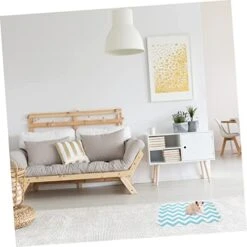 Mipcase 4 Pcs Flannel Mats Black Rabbits Cage Food Pig Guinea Breathable Diapers Sleep Training Liner Pets Washable Super Pee Green Cushions Dog Hedgehog Potty Cat Pet Bedding Chinchilla -Pet Care Center 41w8yLMC24L