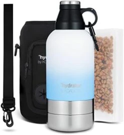 KOALA PAL 32oz Portable Dog Water Bottle W/Dog Bowls, Dog Travel Water Bottle + Travel Dog Bowls, Human And Dog Water Bottle, Dog Water Bowl Dispenser, Dog Travel Bowl, Travel Accessories For Dogs -Pet Care Center 41wN2Ca9WmL. AC