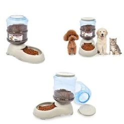 AYENCI Cat Automatic Water, 1Pc Detachable Pet Cat Dog Automatic Feeder Food Drink Animal Bowl Water Bowl Dispenser Pet Feeder Supplies (Color : Food Feeder) -Pet Care Center 41wU9DiB8QL