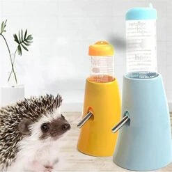 AYENCI Cat Automatic Water, Drinking Holder Hamster Feeder Pet Supplies Water Bottle Base Safe Durable Vertical Ceramics Ceramic Useful Drinker (Color : Blue) -Pet Care Center 41yqgxv7XvL