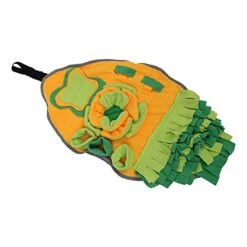 Rabbit Snuffle Mat Educational Toys Rabbit Foraging Mat Interactive Feed Game For Boredom Fleece Bed Treat Dispenser For Rabbits Bunny Guinea Pigs Chinchillas Ferrets Dogman Toys