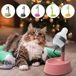 AYENCI Cat Automatic Water, Automatic Pet Drinker, Water Supply For Cat And Pets, With Bowl, Automatic Dog Feeder (Color : Dray)