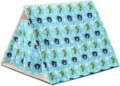 Y-DSIWX Guinea Pig Hideout House Bed, Burger Donut Hot Dog Pizza Flat Food Pattern Rabbit Cave, Squirrel Chinchilla Hamster Hedgehog Nest Cage -Pet Care Center 513n0xlKmL. AC