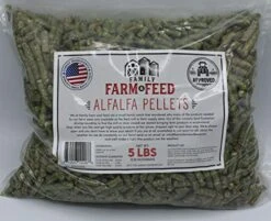 FAMILY FARM AND FEED | Alfalfa Hay Food | Small Pet | Young And Adult | Pellets | 5 Pounds