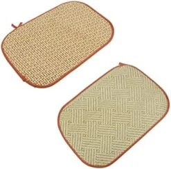 Iplusmile 4 Pcs Rabbit Mat Small Dog Chew Toys Chinchilla Bedding Toys For Kittens Rabbit Bed Cat Summer Mat Pet Bedding Cooling Grass Mat Cool Bed Manual Grass And Vines Chew Toys -Pet Care Center 514ZWUcQe4L. AC