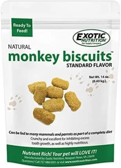 Monkey Biscuits (Standard, 9 Lb.) - Healthy & Crunchy Biscuit Treat For Prairie Dogs, Parrots, Squirrels, Sugar Gliders, Hamsters, Rats, Rodents, Amazons, Macaws, Cockatoos, Birds & Other Small Pets -Pet Care Center 5152tXwqV4S. AC