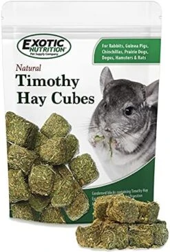 Timothy Hay Cubes 12 Lb - 100% All Natural, High Fiber, Sun Cured Timothy Grass Food & Treat - Rabbits, Guinea Pigs, Chinchillas, Degus, Prairie Dogs, Tortoises, Hamsters, Gerbils, Rats & Small Pets… -Pet Care Center 5154Nju9SEL. AC