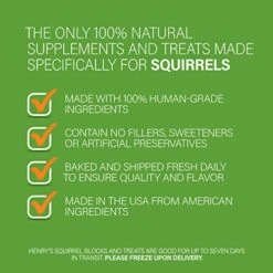Henry’s Wild Bites – Nutritionally Complete Food For Squirrels, Flying Squirrels, And Chipmunks, 18 Ounces -Pet Care Center 518c3Orv1GL