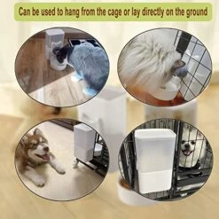 Lemtrflo Rabbit Feeder Hanging Automatic Cat Food Dispenser Cat Feeder Ferret Cage Accessories Bunny Water Dispenser Rabbit Food Water Bowl Rabbit Feeders For Cages Guinea Pig Kennel Water Dispenser… -Pet Care Center 51Cvi9RT5ML
