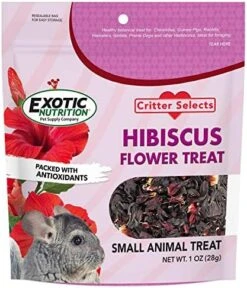Hibiscus Flower Treat (8oz)- Healthy Natural Dried Flower Herbivore Treat - Chinchillas, Guinea Pigs, Rabbits, Prairie Dogs, Degus, Hamsters, Rats, Squirrels, Sugar Gliders & Other Small Pets 10 Hibiscus Flower Treat (8oz)- Healthy Natural Dried Flower Herbivore Treat - Chinchillas, Guinea Pigs, Rabbits, Prairie Dogs, Degus, Hamsters, Rats, Squirrels, Sugar Gliders & Other Small Pets -Pet Care Center 51JwkkUKePL. AC