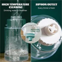 Kathson 35oz Hanging Automatic Food Water Dispenser Gravity Pet Auto Feeder Waterer Set For Rabbit Cat Dog Chinchilla Guinea Pig Hedgehog Ferret (Food Dispenser)