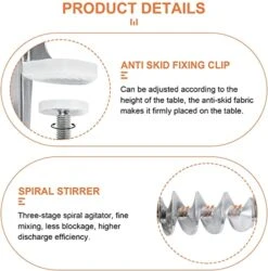 YUCHENGTECH Manual Animal Feed Food Pellet Machine Pet Dog Cat Food Pellet Mell Making Machine Pet Bait Granulator Pelleter With 1.5mm/2mm/2.5mm/3mm Molds (Small) -Pet Care Center 51LfYabChxL