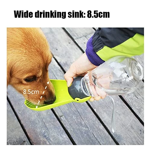 AYENCI Cat Automatic Water, Portable Dog Water Bottle Foldable Pet Feeder Dispenser Water Bottle Outdoor Travel Drinking Pet Dog Drink Bowls Dogs Supplies (Color : Green) 6 AYENCI Cat Automatic Water, Portable Dog Water Bottle Foldable Pet Feeder Dispenser Water Bottle Outdoor Travel Drinking Pet Dog Drink Bowls Dogs Supplies (Color : Green) - Image 4