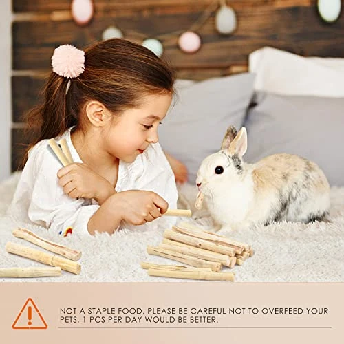 Bissap 700g/1.5Ib Sweet Bamboo Sticks For Rabbits, Bunny Chew Toys For Rabbits Hamster Chinchilla Guinea Pigs Rabbit Squirrel Small Animals Natural Treats Teeth Grinding Chew Sticks 6 Bissap 700g/1.5Ib Sweet Bamboo Sticks For Rabbits, Bunny Chew Toys For Rabbits Hamster Chinchilla Guinea Pigs Rabbit Squirrel Small Animals Natural Treats Teeth Grinding Chew Sticks - Image 4