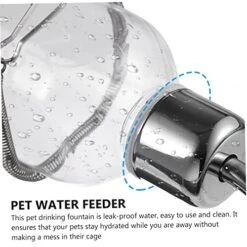 4 Pcs X Bottle- Drinker Hamster Stainless Ferret Fountain Fountains Small Drinking Animal Rabbit No Dripping Bottles- Pets Transparent Squirrel On Rabbits Chinchilla -Pet Care Center 51R8bNr6nFL