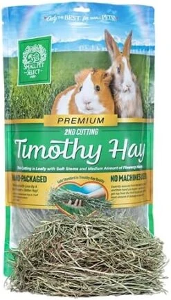 Small Pet Select 2nd Cutting Perfect Blend Timothy Hay Pet Food For Rabbits, Guinea Pigs, Chinchillas And Other Small Animals, Premium Natural Hay Grown In The US, 10 LB -Pet Care Center 51RlIHUR9L. AC