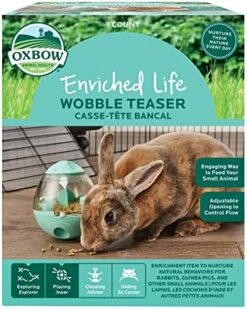 Oxbow Enriched Life Wobble Teaser Food & Treat Dispenser For Guinea Pig, Medium -Pet Care Center 51UxeyL3n1L. AC