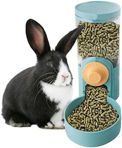 Kathson 35oz Hanging Automatic Food Water Dispenser Gravity Pet Auto Feeder Waterer Set For Rabbit Cat Dog Chinchilla Guinea Pig Hedgehog Ferret (Food Dispenser) 9 Kathson 35oz Hanging Automatic Food Water Dispenser Gravity Pet Auto Feeder Waterer Set For Rabbit Cat Dog Chinchilla Guinea Pig Hedgehog Ferret (Food Dispenser) - Image 7