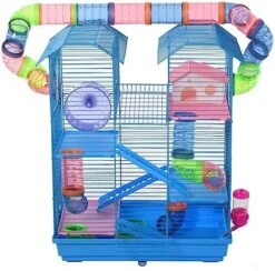 ACQUIRE 5 Tiers Hamster Cage Animal Travel Habitat With Accessories Included -Pet Care Center 51Zw8dGEPJL. AC