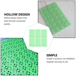 TEHAUX 6 Pack Rabbit Cage Mat Pet Cage Mats, Pet Mat For Bunny Feet Pads For Pet, Small Animal Resting Mats For Pet Cats Dogs Hamster Rat Chinchilla (Random Color) -Pet Care Center 51a8G9nflFS