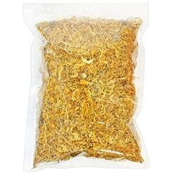 Calendula Flower Treat (4 Oz.) - Healthy Natural Dried Flower Herbivore Treat - Chinchillas, Guinea Pigs, Rabbits, Prairie Dogs, Degus, Hamsters, Rats, Squirrels, Sugar Gliders & Other Small Pets