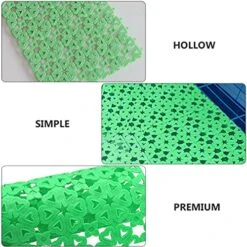 POPETPOP Hamster Accessories Rabbit Cage Mat- Foot Pads Hole Splice Feet Pad Anti- Scratching Water Leak Holder In Cages Dog Cat Rabbit Mats (6pcs Random Color) Green Bedding -Pet Care Center 51cwh8ZAvtS