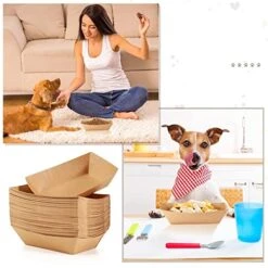 AYENCI Cat Automatic Water, Disposable Dog Feeder Environmental Friendly Pet Convenient Feeding Bowl Paper Dinner Plate Dog Drinking Bowl 100 -Pet Care Center 51fFBQ4m1oL