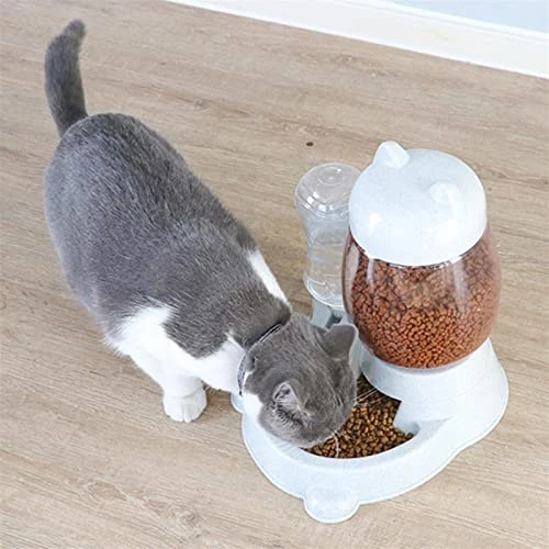 AACARB Cat Water Dispenser, Pet Automatic Drinking Fountain Dual-Use Food Bowl Water Bottle Dog Cat Feeder (Color : Pink) 4 AACARB Cat Water Dispenser, Pet Automatic Drinking Fountain Dual-Use Food Bowl Water Bottle Dog Cat Feeder (Color : Pink) - Image 2