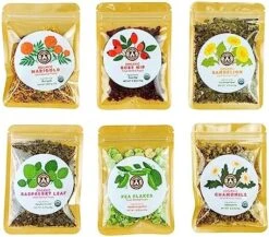 GuineaDad Organic Guinea Pig Herbal Treats - Guinea Pig Food With Convenient Packaging - Raspberry Leaf Flavor - 2-oz - Guinea Pig Treats Help With Bonding - High In Nutrition And Fiber - Large -Pet Care Center 51g2mQ5NkxL. AC