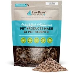 Raw Paws Freeze Dried Raw Ferret Food, Beef 16-oz - Made In USA - Premium, Grain Free Ferret Diet For Small, Adult, Senior & Baby Ferrets - Also Use As Natural Ferret Treats For Rewarding & Training