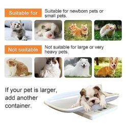 Digital Pet Scale, Small Animal Scale With Pet Anti Lost Alarm Sensor ＆ Reflective Collar, Multi-Function LED Pet Weight Scale(Max. 33 Lbs), For Weighing Puppy/Kitten/Ferret/Reptiles/Tortoises/Food -Pet Care Center 51kFA9qngGL