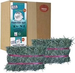 Grandpa's Best Timothy Hay Mini Bale, 10 Lbs (Packaging May Vary),Brown -Pet Care Center 51kaqLT zQL. AC