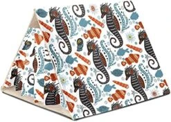 Y-DSIWX Guinea Pig Hideout House Bed, Burger Donut Hot Dog Pizza Flat Food Pattern Rabbit Cave, Squirrel Chinchilla Hamster Hedgehog Nest Cage -Pet Care Center 51kwgemO2UL. AC