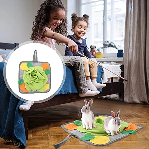 Mipcase 2pcs Tunnel Rabbits Clicker Pratical Dogs Rabbit, Forbid Mat With Puzzle Non All Sniff Small Chinchillas, Dog Things Pigs, For To Stuff Cooling Animals Rabbits, Licking 8 Mipcase 2pcs Tunnel Rabbits Clicker Pratical Dogs Rabbit, Forbid Mat With Puzzle Non All Sniff Small Chinchillas, Dog Things Pigs, For To Stuff Cooling Animals Rabbits, Licking - Image 6