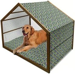 Ambesonne Acorn Wooden Pet House, Fallen Autumn Leaves Concept Squirrels In Peaceful Nature, Indoor & Outdoor Portable Dog Kennel With Pillow And Cover, Medium, Multicolor 23 Ambesonne Acorn Wooden Pet House, Fallen Autumn Leaves Concept Squirrels In Peaceful Nature, Indoor & Outdoor Portable Dog Kennel With Pillow And Cover, Medium, Multicolor -Pet Care Center 51n0quee0BL. AC