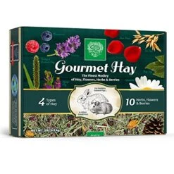 Small Pet Select - Gourmet Hay Pet Food, Exclusive Treat Hay, Flowers, And Herb Blend, For Rabbits, Guinea Pigs, Small Animals, 2lb