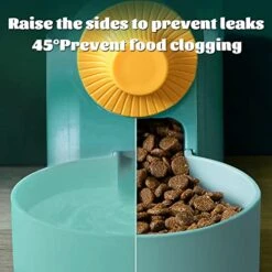 Kathson 35oz Hanging Automatic Food Water Dispenser Gravity Pet Auto Feeder Waterer Set For Rabbit Cat Dog Chinchilla Guinea Pig Hedgehog Ferret (Food Dispenser) 12 Kathson 35oz Hanging Automatic Food Water Dispenser Gravity Pet Auto Feeder Waterer Set For Rabbit Cat Dog Chinchilla Guinea Pig Hedgehog Ferret (Food Dispenser) -Pet Care Center 51rnINokzvL