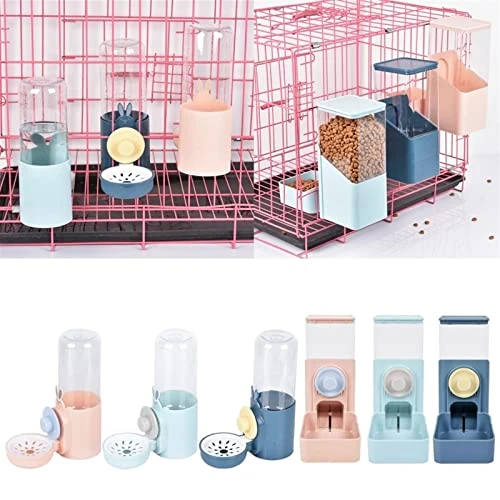 AYENCI Cat Automatic Water, Rabbit Automatic Feeder For Cage Hanging Water Dispenser Water Bottle Food Bowl For Small Animal Hedgehog Hamster (Color : Green) 4 AYENCI Cat Automatic Water, Rabbit Automatic Feeder For Cage Hanging Water Dispenser Water Bottle Food Bowl For Small Animal Hedgehog Hamster (Color : Green) - Image 2