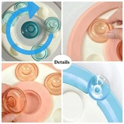 Small Animal Interactive Slow Feeder Ferret Foraging Toy Rabbit Treat Dispenser Hamsters Feeding Bowl Hide Game Toys For Rats Gerbils Bunny Hedgehog Chinchillas Dog Cat (Blue) -Pet Care Center 51ze9Um6ZZL